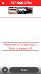 Mobile Screenshot of parsleyseptictank.com